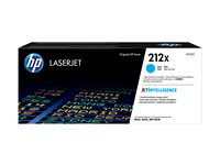 HP 212X - Lång livslängd - cyan - original - LaserJet - tonerkassett (W2121X) - för Color LaserJet Enterprise M555, MFP M578; LaserJet Enterprise Flow MFP M578 W2121X