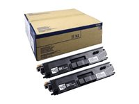 Brother TN900BK - 2-pack - svart - original - tonerkassett - för Brother HL-L9300CDWTT, MFC-L9550CDW, MFC-L9550CDWT TN900BKTWIN