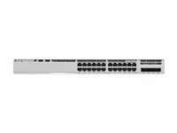 Cisco Catalyst 9200L - Network Essentials - switch - L3 - 24 x 10/100/1000 (PoE+) + 4 x 10 Gigabit SFP+ (upplänk) - rackmonterbar - PoE+ (740 W) C9200L-24P-4X-E