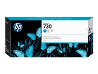 HP 730 - 300 ml - hög kapacitet - cyan - original - DesignJet - bläckpatron - för DesignJet SD Pro MFP, T1600, T1600dr, T1700, T1700dr, T1708, T1708dr, T2600, T2600dr P2V68A