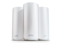 NETGEAR Orbi 870 Series RBE873 - Wifi-system - (router, 2 förstärkare) - upp till 9000 kvadratfot - mesh 10GbE, 2.5GbE, Wi-Fi 7 flera band RBE873-100EUS