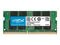Crucial - DDR4 - modul - 8 GB - SO DIMM 260-pin - 1333 MHz / PC4-21300 - CL19 - 1.2 V - ej buffrad - icke ECC CT8G4SFRA266