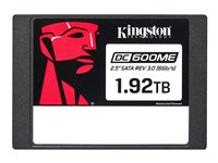 Kingston DC600ME - SSD - Mixed Use - krypterat - 1.92 TB - inbyggd - 2.5" - SATA 6Gb/s - 256 bitars AES - TCG Opal Encryption 2.0 SEDC600ME/1920G