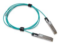 NVIDIA - 200GBase-AOC direktanslutningskabel - QSFP56 till QSFP56 - 10 m - 10 m - fiberoptisk - halogenfri, Active Optical Cable (AOC) - svart 980-9I45R-00V010