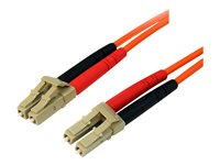 StarTech.com 10m Fiber Optic Cable - Multimode Duplex 50/125 - LSZH - LC/LC - OM2 - LC to LC Fiber Patch Cable - Patch-kabel - LC multiläge (hane) till LC multiläge (hane) - 10 m - 10 m - fiberoptisk - duplex - 50/125 mikron - orange - för P/N: GLCLHSMDSTTA, GLCSXMMDST, GLCSXMMDSTT, JD118BST, MASFP1GBSXST, SFP100BFXST 50FIBLCLC10