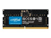 Crucial - DDR5 - modul - 8 GB - SO DIMM 262-pin - 2600 MHz / PC5-41600 - CL42 - 1.1 V - on-die ECC CT8G52C42S5