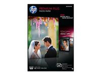 HP Premium Plus Photo Paper - Blank - 100 x 150 mm - 300 g/m² - 50 ark fotopapper - för Envy 50XX, 7645; Officejet 52XX; PageWide MFP 377; Photosmart B110, Wireless B110 CR695A