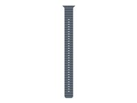Apple - Förlängning av klockarmband för smart klocka - 49 mm, svart titanfinish - 130 - 250 mm - ankare blå - för Watch Hermès Series 9, SE 3, Series 10, Series 11, Series 8, Series 9, Ultra 2, Ultra 3 MGCK4ZM/A