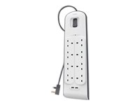 Belkin - Överspänningsskydd - utgångskontakter: 8 BSV804AF2M