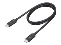 Lenovo - Thunderbolt-kabel - USB-C (hane) till USB-C (hane) - Thunderbolt 4 - 70 cm - 8K60Hz stöd, 4K60Hz stöd - svart 4X91K16968