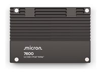Micron 7600 MAX - SSD - Mixed Use - krypterat - 3.2 TB - inbyggd - 2.5" - U.2 PCIe 5.0 x4 (NVMe) - FIPS 140-3 Level 2 - TCG Opal Encryption MTFDLAL3T2THS-1BP1DFCYYT