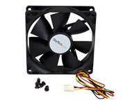 StarTech.com 90 X 25 mm högeffektiv chassifläkt med dubbla kullager och TX3 - Fläktsats för system - 92 mm FAN9X25TX3H