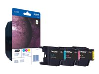 Brother LC1220RBWBP - Gul, cyan, magenta - original - blister - bläckpatron - för Brother DCP-J525W, DCP-J725DW, DCP-J925DW, MFC-J625DW, MFC-J825DW; MyMio MFC-J825N LC1220RBWBP