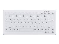 Active Key - Tangentmembranersättning till tangentbord - utan bakgrundsbelysning - vit AK-C4110-W/NOR