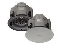 Crestron Saros ICE6T - Högtalare - för PA-system - 125 Watt - 2-vägs - koaxial - texturerat vit (grillfärg - texturerat vit) SAROS IC6T-W-T-EACH+