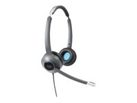 Cisco 522 Wired Dual - Headset - på örat - kabelansluten - 3,5 mm kontakt - återanvänd CP-HS-W-522USBC-RF