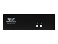 Tripp Lite Secure KVM Switch, 2-Port, Dual Head, HDMI to HDMI, 4K, NIAP PP4.0, Audio, CAC, TAA - Omkopplare för tangentbord/video/mus/ljud - 2 x KVM/ljud/USB - 1 lokal användare - skrivbordsmodell - TAA-kompatibel - för P/N: P782-006-HA, P782-010-HA, UR022-001, UR030-006 B002-H2AC2-N4