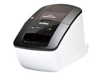 Brother QL-710W - Etikettskrivare - direkt termisk - Rulle (6,2 cm) - 300 x 720 dpi - upp till 93 etiketter/min - USB, Wi-Fi(n) - kniv QL710WZW1