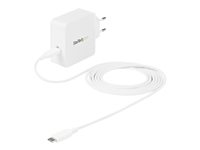 StarTech.com USB-C? väggladdare med 1 port och 60 W strömförsörjning - Strömadapter - 60 Watt - 3 A (USB-C) - på kabel: USB-C WCH1CEU