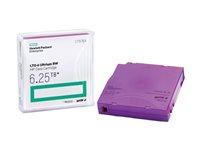 HPE RW Data Cartridge - 20 x LTO Ultrium 6 - 2.5 TB / 6.25 TB - skrivbara etiketter - lila - för StorageWorks SAS Rack-Mount Kit; StoreEver MSL2024, MSL4048, MSL8096; StoreEver 1/8 G2 C7976AN