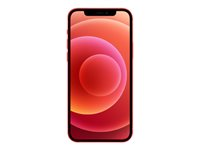 Apple iPhone 12 - (PRODUCT) RED - 5G smartphone - dual-SIM / Internminne 256 GB - OLED-skärm - 6.1" - 2532 x 1170 pixlar - 2 bakre kameror 12 MP, 12 MP - front camera 12 MP - röd MGJJ3QN/A