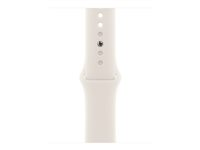 Apple - Band för smart klocka - 40mm - storlek M/L - starlight - för Watch Hermès Series 7, Hermès Series 9, SE 3, Series 10, Series 11, Series 8, Series 9 MYJ43ZM/A