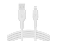 Belkin BoostCharge - Lightning-kabel - USB hane till Lightning hane - 2 m - vit CAA008BT2MWH