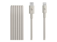 Beats - Lightning-kabel - 24 pin USB-C hane till Lightning hane - 1.5 m - överspänningssten - flätad kabel, snabbladdning, förstärkt design MDGL4ZM/A