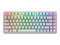 Alienware Pro Wireless Gaming Keyboard - Tangentbord - 75% - compact TKL - AlienFX per tangent RGB / 16,8 miljoner färger - trådlös - 2.4 GHz, Bluetooth 5.1, USB - QWERTY - amerikansk - tangentbrytare: Alienware linjära mekaniska brytare (för hotswap) - månljus PRO-KB-W-WW