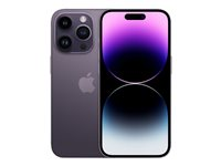 Apple iPhone 14 Pro - 5G smartphone - dual-SIM / Internminne 1 TB - OLED-skärm - 6.1" - 2556 x 1179 pixlar (120 Hz) - 3 st. bakre kameror 48 MP, 12 MP, 12 MP - front camera 12 MP - mörklila MQ323QN/A