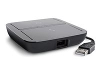HP Poly MDA220 USB - Telefonlur/dator/headset-omkopplare för dator, bordstelefon, headset 8A7E0AA