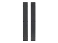 APC - Panelskydd för rackkabelhantering - svart - 42U - TAA-kompatibel (paket om 2) - för P/N: SMX1000C, SMX1500RM2UC, SMX1500RM2UCNC, SMX750C, SMX750CNC, SRT5KRMXLW-TW AR7581A