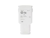 HP 738 - 130 ml - gul - original - DesignJet - bläckpatron - för DesignJet T950 498N7A