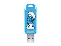 SanDisk Smurfs - Brainy Smurf Edition USB flash-enhet - 64 GB - USB 3.2 Gen 1 SDCZIS-064G-G46