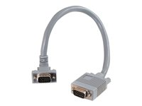C2G Premium SXGA 90° Down Angled - VGA-kabel - HD-15 (VGA) (hane) till HD-15 (VGA) (hane) - 7 m - 90° anslutning 81067