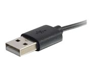 C2G USB A Male to Lightning Male Sync and Charging Cable - Lightning-kabel - Lightning hane till USB hane - 1 m - svart 86050