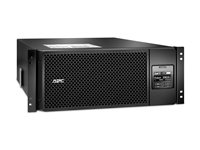 APC Smart-UPS SRT 6000VA RM - UPS (kan monteras i rack) - AC 230 V - 6000 Watt - 6000 VA - Ethernet 10/100, USB - utgångskontakter: 13 - 4U - svart - för P/N: AR3100W, AR3103SP, AR3105W, AR3106SP, AR3155W, AR3305W, AR3355SP, AR3355W, NBWL0356A SRT6KRMXLI-6W