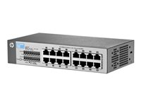 HPE OfficeConnect 1410 16 - Switch - L3 - ohanterad - 16 x 10/100 - skrivbordsmodell J9662A#ABB