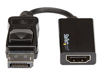 StarTech.com DisplayPort to HDMI Adapter - DP to HDMI - 4K 60Hz (DP2HD4K60S) - Videokonverterare - DisplayPort - HDMI - för P/N: DK30C2DAGPD, TB32DP14, TB32DP2T, TB3DK2DHV, TB3DK2DHVUE DP2HD4K60S