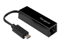 Targus - Nätverksadapter - USB-C - 1000Base-T x 1 - svart ACA930EUZ