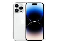 Apple iPhone 14 Pro Max - 5G smartphone - dual-SIM / Internminne 1 TB - OLED-skärm - 6.7" - 2796 x 1290 pixels (120 Hz) - 3 st. bakre kameror 48 MP, 12 MP, 12 MP - front camera 12 MP - silver MQC33QN/A