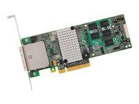 LSI MegaRAID SAS 9280-8e - Kontrollerkort (RAID) - 8 Kanal - SATA 6Gb/s / SAS 6Gb/s - låg profil - RAID 0, 1, 5, 6, 10, 50, 60 - PCIe 2.0 x8 - för PRIMERGY RX100 S7p, RX200 S7, RX300 S7, RX350 S7, SX150 S8, TX120 S3p, TX150 S8, TX200 S7 S26361-F3593-L501