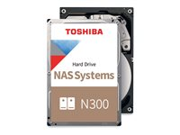 Toshiba N300 NAS - Hårddisk - 20 TB - inbyggd - 3.5" - SATA 6Gb/s - 7200 rpm - buffert: 1024 MB MN11ACA20TS