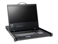 Eaton Tripp Lite series 16-Port Rack Console VGA KVM Switch w/ 19" LCD 1U TAA - Omkopplare för tangentbord/video/mus - 16 x KVM port(s) - 1 lokal användare - rackmonterbar B040-016-19