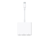 Apple - Videokort - USB-C hane till USB, HDMI, USB-C (enbart ström) hona - stöd för 4K (3840 x 2160) MW5M3ZM/A