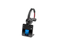 HP Poly Savi 8410 Office - Savi 8400 series - headset - på örat - DECT / Bluetooth - trådlös - svart - Certifierad för Microsoft-teams 8L5A9AA