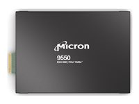 Micron 9550 MAX - SSD - Enterprise, Mixed Use - krypterat - 3.2 TB - inbyggd - E3.S - PCI Express 5.0 x4 (NVMe) - 256 bitars AES - TCG Opal Encryption 2.0, Self-Encrypting Drive (SED) - TAA-kompatibel (paket om 10) MTFDLBQ3T2THB-1BK1DABYYT