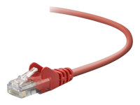 Belkin - Patch-kabel - RJ-45 (hane) till RJ-45 (hane) - 10 m - CAT 5e - formpressad, hakfri - röd - för Omniview SMB 1x16, SMB 1x8; OmniView SMB CAT5 KVM Switch A3L791B10M-REDS