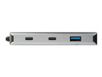StarTech.com 4-ports USB C-hubb med 2x USB A och 2x USB C - SuperSpeed 10 Gbps USB Type-C 3.1/3.2 Gen 2 hubb - USB-bussdriven - portabel USB-C till USB-adapterhubb - aluminium - 25 cm kabel - Hubb - 2 x USB-C + 2 x USB 3.1 Gen 2 - skrivbordsmodell - för P/N: PEXUSB321C HB31C2A2CB