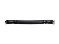 Eaton NetDirector - KVM-konsol med omkopplare för tangentbord/video/mus - 16 portar - 19" - kan monteras i rack - 1920 x 1080 Full HD (1080p) @ 60 Hz - svart - 1U B064C-16-1X1-IP